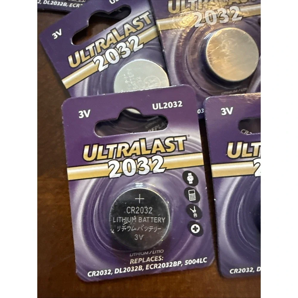 Ultralast UL2032 UL2032 CR2032 Lithium Watches Car Security, Calculator‎